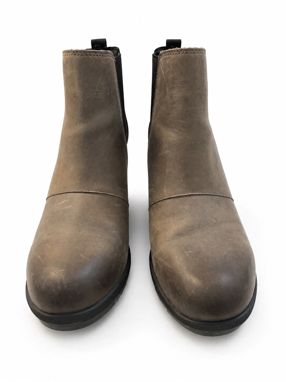 Sorel Two-Tone Chelsea Ankle Boot in Gray and Black